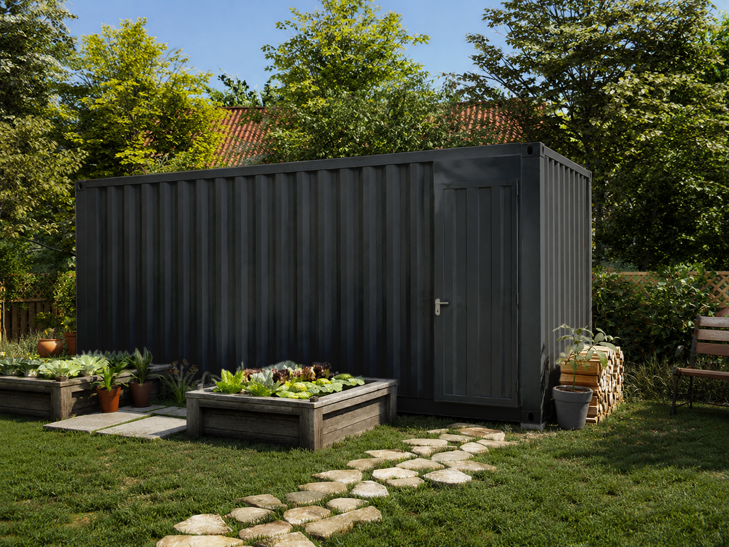 Abri de jardin 15m²